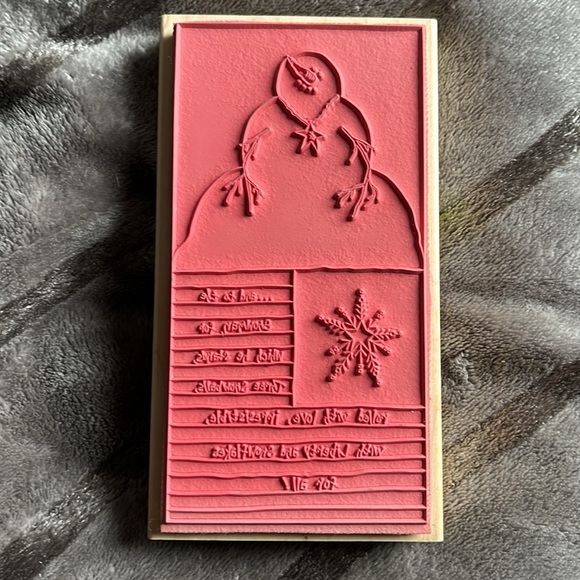 Stamps happen Snowman large stamp - Picture 2 of 6